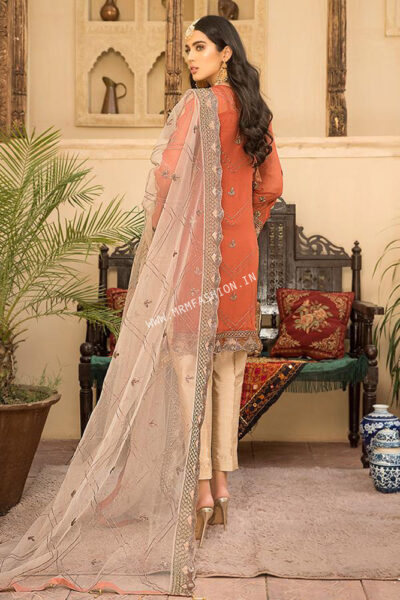 Maryams Luxury Embroidered Vol – 21 | D-09 Folksy Gold - Image 2