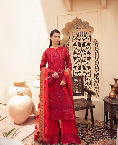 Freesia Chiffon Collection Vol 2 2021 By Maryum N Maria | Rosy Evening - FH-05
