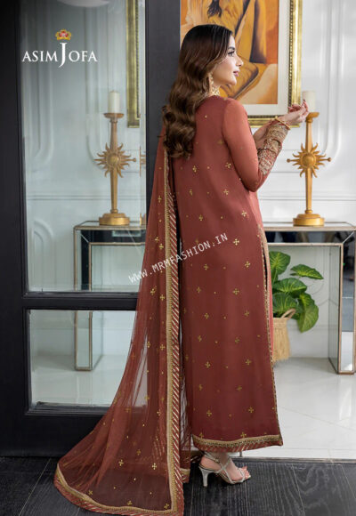 Jhilmil Collection By Asim Jofa 2023 | AJJM-13 - Image 2