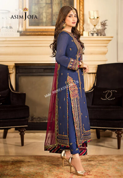Jhilmil Collection By Asim Jofa 2023 | AJJM-17 - Image 2