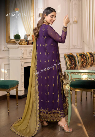 Jhilmil Collection By Asim Jofa 2023 | AJJM-18 - Image 2
