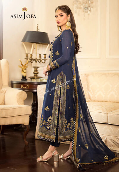 Jhilmil Collection By Asim Jofa 2023 | AJJM-5 - Image 2