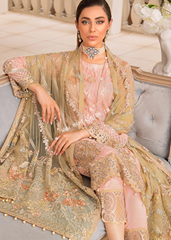 Ramsha Chiffon Hits Semi Stitched RESTOCKED - Original