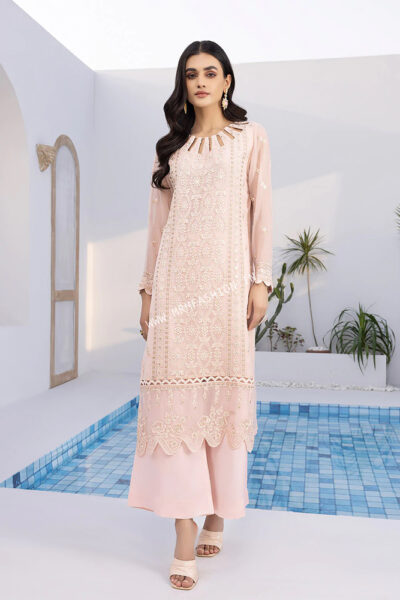 Azure Luxury Formals Unstitched Shirt | Decent Lily