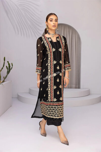 Azure Luxury Formals Unstitched Shirt | Floral Fiesta