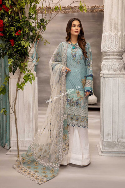Jazmine Luxury Lawn By Adan's Libas | Sea Treasure