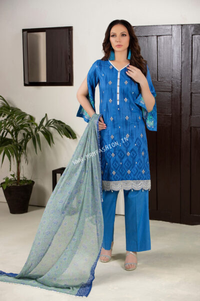 Rangreza Embroidered Lawn'21 | RE - 2