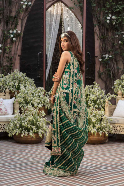 Crimson X Saira Shakira Wedding Collection ' 22 | 2B - Emerald - Image 2