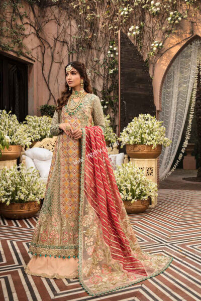 Crimson X Saira Shakira Wedding Collection ' 22 | 6B - Rose - Image 2