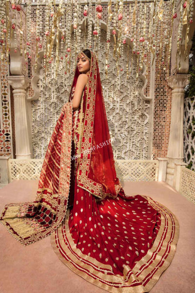 Crimson X Saira Shakira Wedding Collection ' 22 | 2A - Scarlet - Image 2
