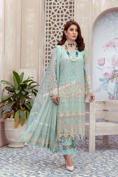 Hayat Luxury Chiffon By Razab | HYT - 4012