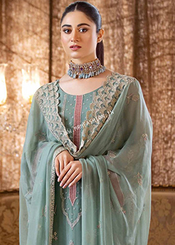 Jannan Embroidered Chiffon By Riaz Arts - Original