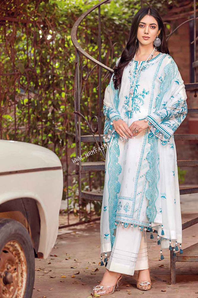 Gul Ahmed Summer Lawn Essentials 2022 DN 22018 Mrm Fashion