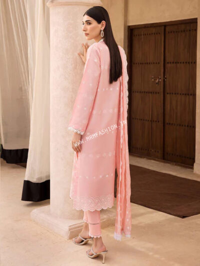Nissa Embroidered Lawn By RajBari 2023 | D#4 - Image 2