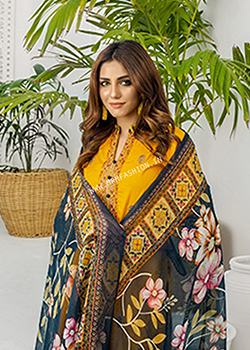 Rangreza Embroidered Lawn 2022 By Z.S.Textiles - Original