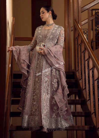 Aik Jhalak | Crimson X Saira Shakira Wedding Collection ' 22 | D7 A Cutwork Affair - Image 2