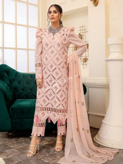 Bareeze Luxury Lawn Vol-4 2022 By Mahnur | ML-7