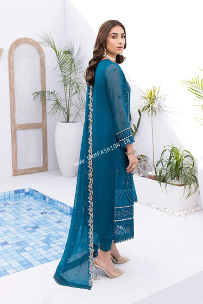 Azure Ensembles Chiffon Vol-2 | Radiant Sea - Image 2