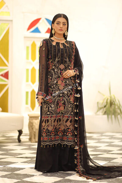 Maryams Luxury Embroidered Vol - 26 | D-37 Manno