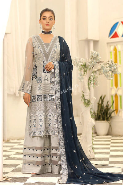 Maryams Luxury Embroidered Vol - 26 | D-42 Gehna - Image 2