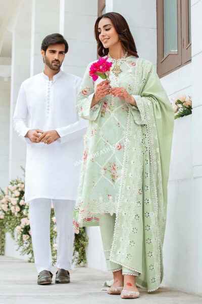 Mehrbano Premium Lawn Vol-2 2022 By Cross Stitch | D - 11