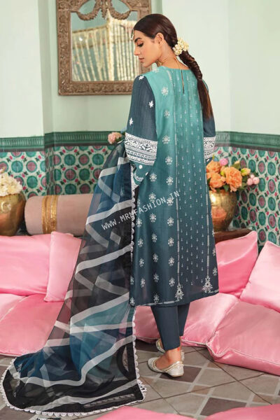 Mehrbano Premium Lawn Vol-2 2022 By Cross Stitch | D - 13 - Image 2