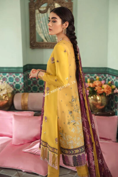 Mehrbano Premium Lawn Vol-2 2022 By Cross Stitch | D - 15 - Image 2