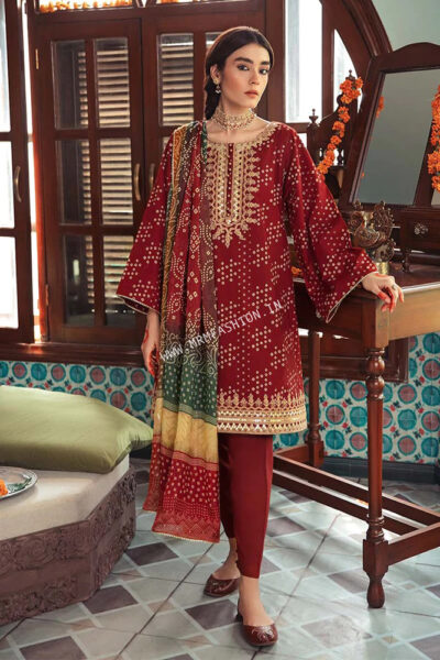 Mehrbano Premium Lawn Vol-2 2022 By Cross Stitch | D - 21