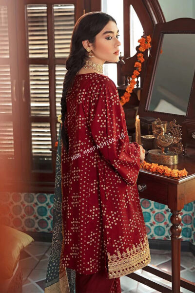 Mehrbano Premium Lawn Vol-2 2022 By Cross Stitch | D - 21 - Image 2