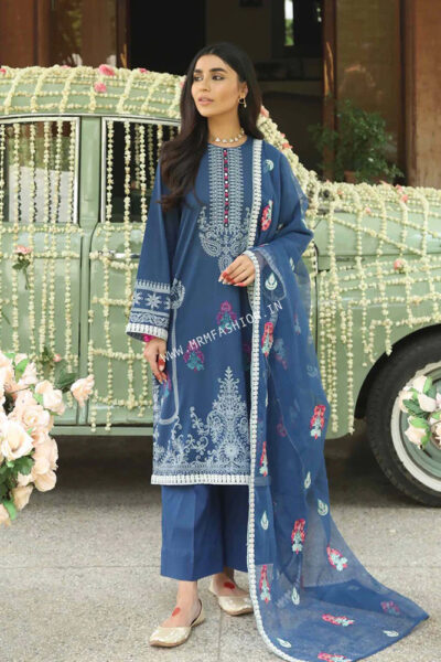 Mehrbano Premium Lawn Vol-2 2022 By Cross Stitch | D - 22