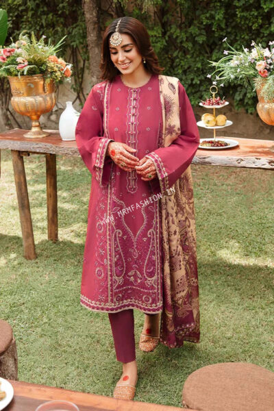 Mehrbano Premium Lawn Vol-2 2022 By Cross Stitch | D - 7