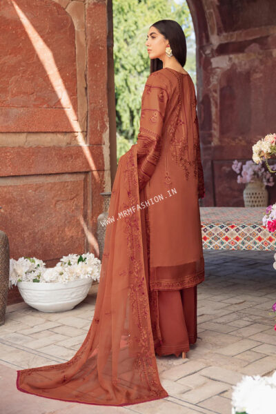 Ramsha Andaaz Luxury Lawn Vol-2 2022 | Z-201 - Image 3