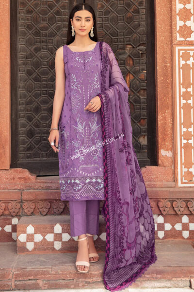 Ramsha Andaaz Luxury Lawn Vol-2 2022 | Z-207 - Image 2