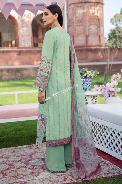 Ramsha Andaaz Luxury Lawn Vol-2 2022 | Z-208 - Image 2