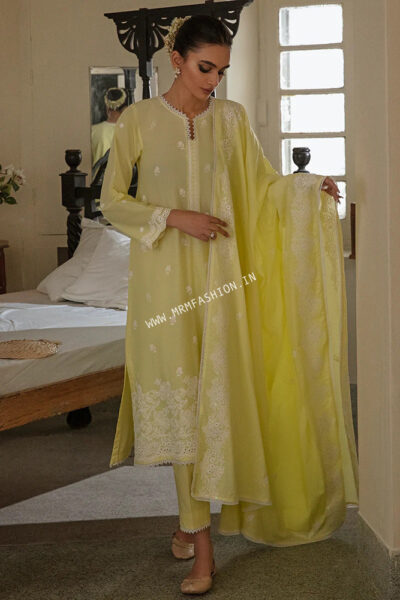 Cross Stitch Chikankari Lawn 2023 | Clover Lime