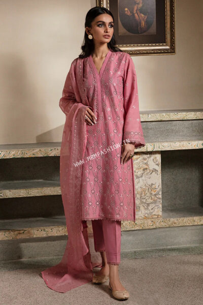 Cross Stitch Chikankari Lawn 2023 | Coral Bouguet