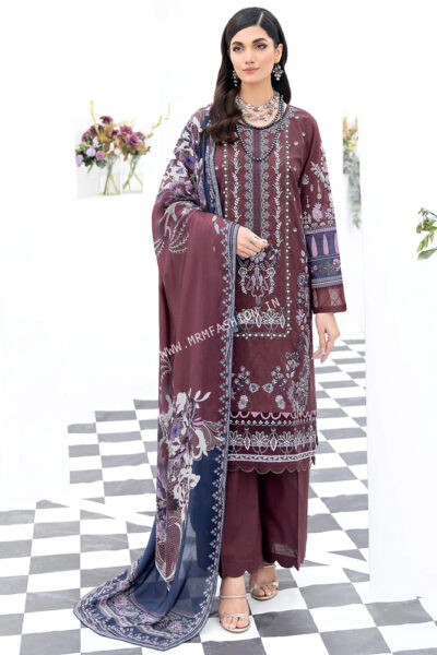 Ramsha Riwayat Luxury Lawn Vol-5 2023 | Y-506