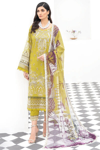Ramsha Riwayat Luxury Lawn Vol-5 2023 | Y-511