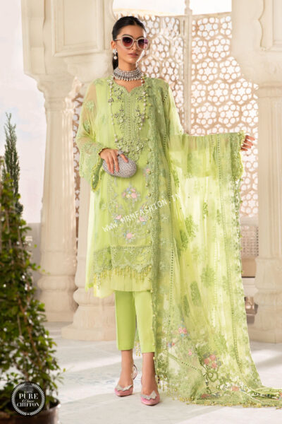 Maria B Chiffon ' 22 | MPC-22-207-Lime Green