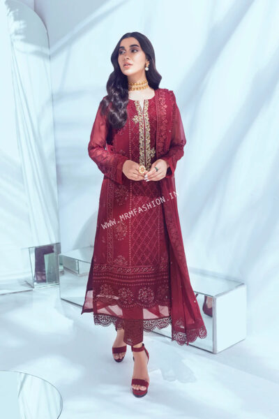 Azure Ensembles Chiffon ' 22 | Crimson Rose