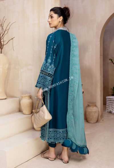Elizabeth Luxury Lawn By Adan's Libas 2023 | D1 - Yale - Image 2