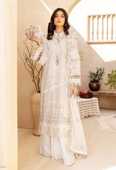 Elizabeth Luxury Lawn By Adan's Libas 2023 | D4 - Pearl River
