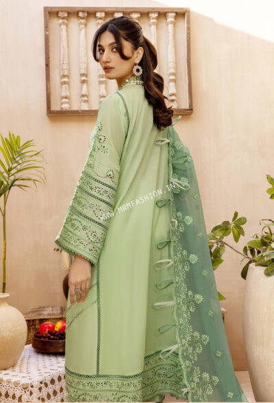 Elizabeth Luxury Lawn By Adan's Libas 2023 | D8 - Kelly - Image 2