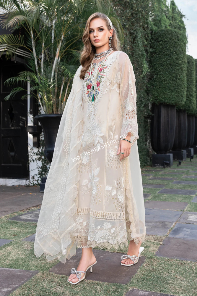 Maria B Lawn Eid Collection ' 23 | EL-23-01 Cream
