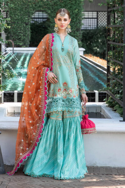 Maria B Lawn Eid Collection ' 23 | EL-23-05 Sea Green