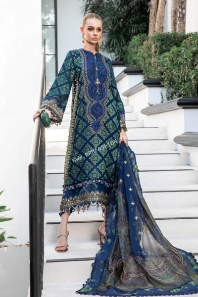 Maria B Lawn Eid Collection ' 23 | EL-23-08 Blue