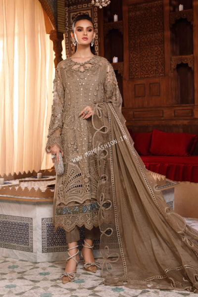Maria B Mbroidered Wedding ' 23 | D1 Coffee