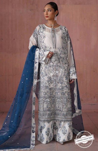 Naqsh Chiffon By Mashq Premium ' 23 | QFD-49