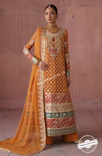 Naqsh Chiffon By Mashq Premium ' 23 | QFD-51
