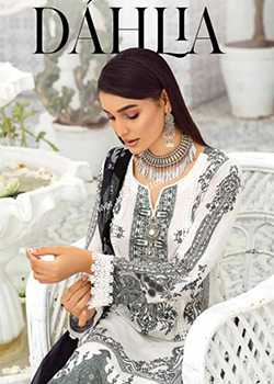 Dahlia Embroidered Lawn By Lala 2023 - Original